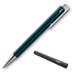 Ручка шариковая Lamy logo M+ цвет чернил черный цвет корпуса петроль (артикул производителя 4034863)